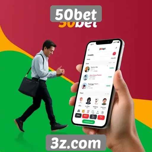 Explorando a experiência mobile do site 50bet